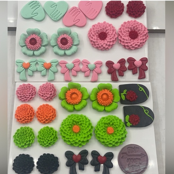 Handmade Polymer Clay Earrings Listing for posh show - Picture 1 of 4